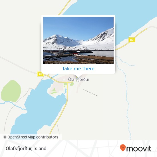Mapa Ólafsfjörður
