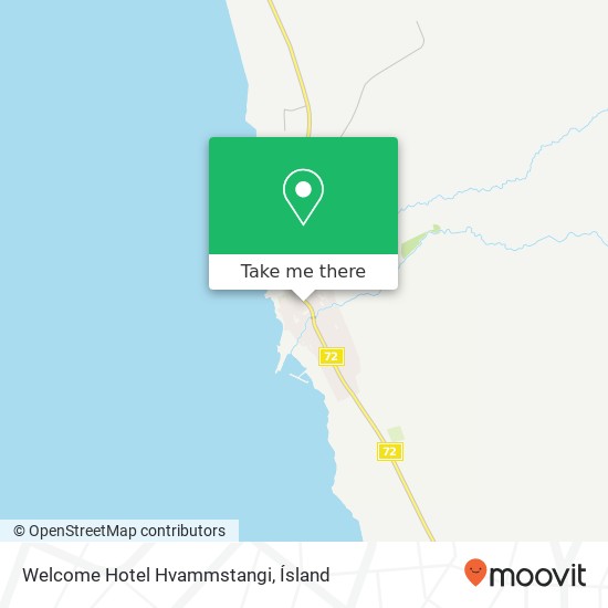 Welcome Hotel Hvammstangi map