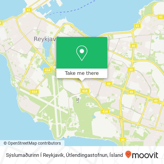 Mapa Sýslumaðurinn Í Reykjavík, Útlendingastofnun