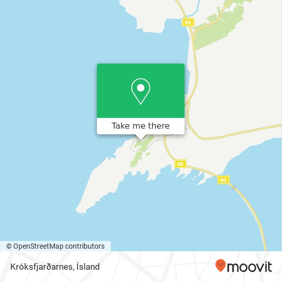 Króksfjarðarnes map