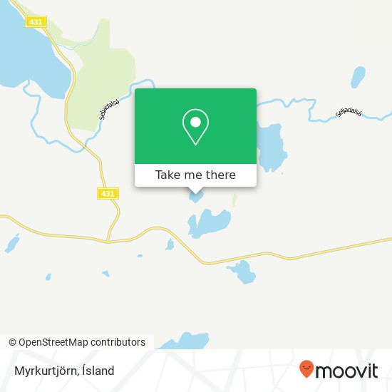 Myrkurtjörn map