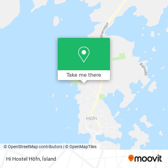 Hi Hostel Höfn map