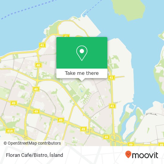 Mapa Floran Cafe/Bistro
