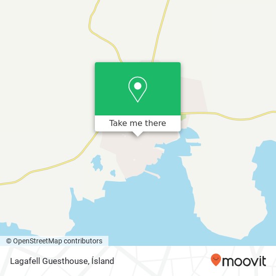 Lagafell Guesthouse map