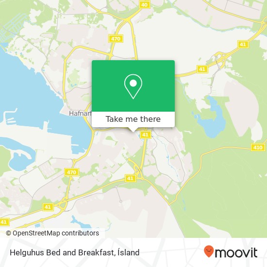 Helguhus Bed and Breakfast map