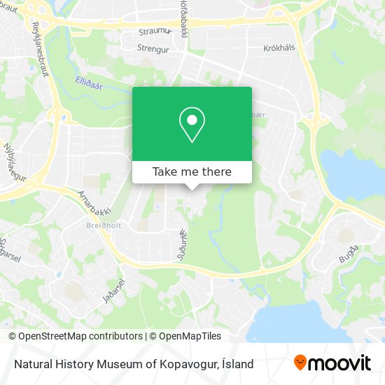 Natural History Museum of Kopavogur map