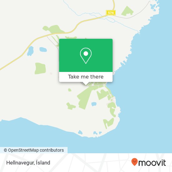 Hellnavegur map
