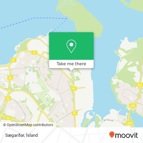 Mapa Sægarðar