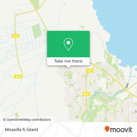Móasíða 5 map