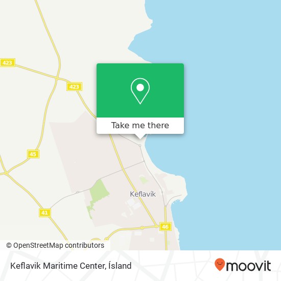 Mapa Keflavik Maritime Center