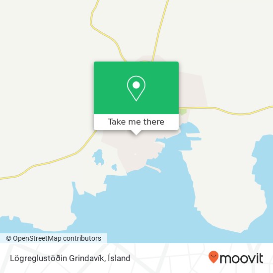 Lögreglustöðin Grindavík map