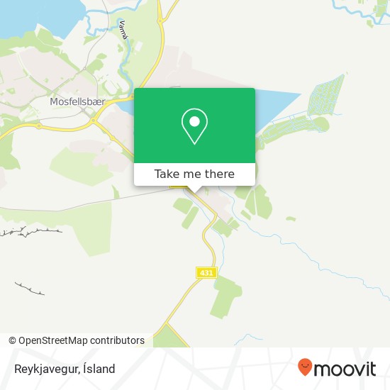 Reykjavegur map