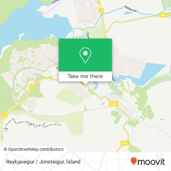 Reykjavegur / Jónsteigur map