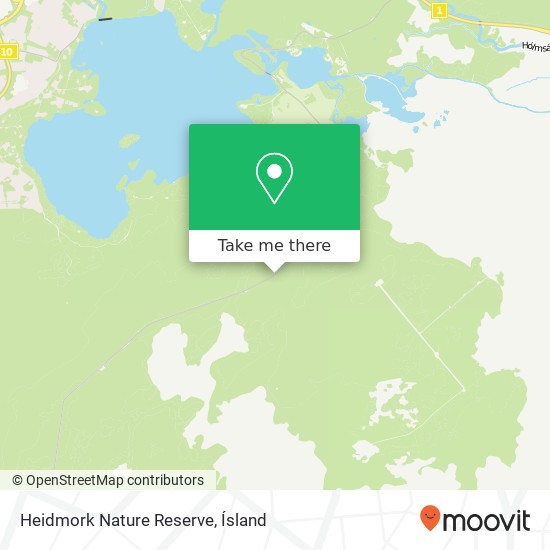Heidmork Nature Reserve map