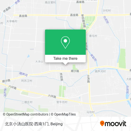 北京小汤山医院-西南1门 map