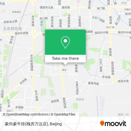 豪尚豪牛排(槐房万达店) map