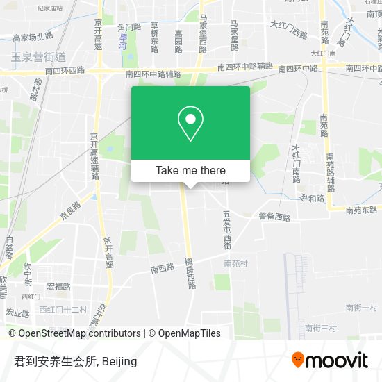 君到安养生会所 map