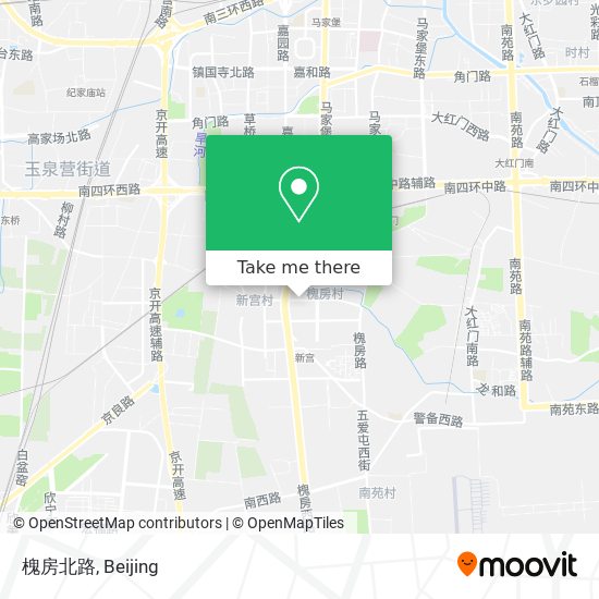 槐房北路 map
