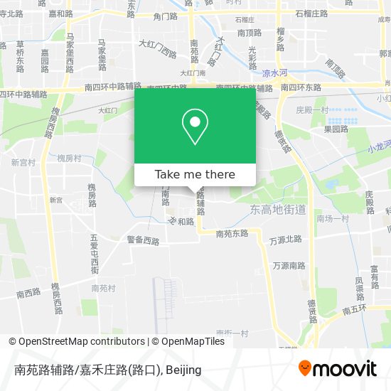 南苑路辅路/嘉禾庄路(路口) map