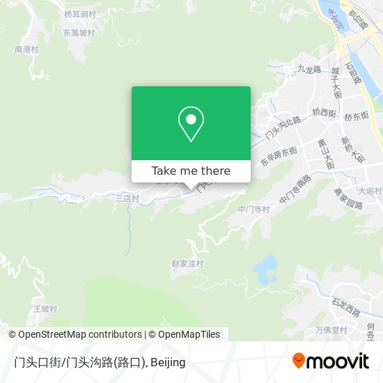 门头口街/门头沟路(路口) map