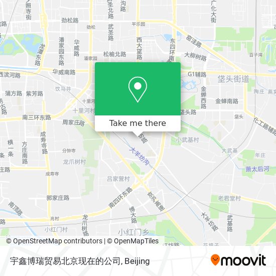 宇鑫博瑞贸易北京现在的公司 map