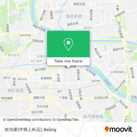 欧珀莱(中商上科店) map