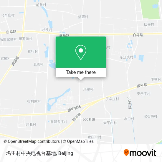 坞里村中央电视台基地 map