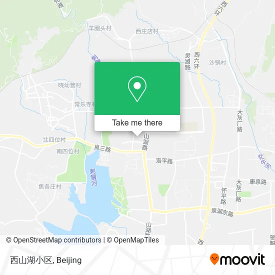 西山湖小区 map