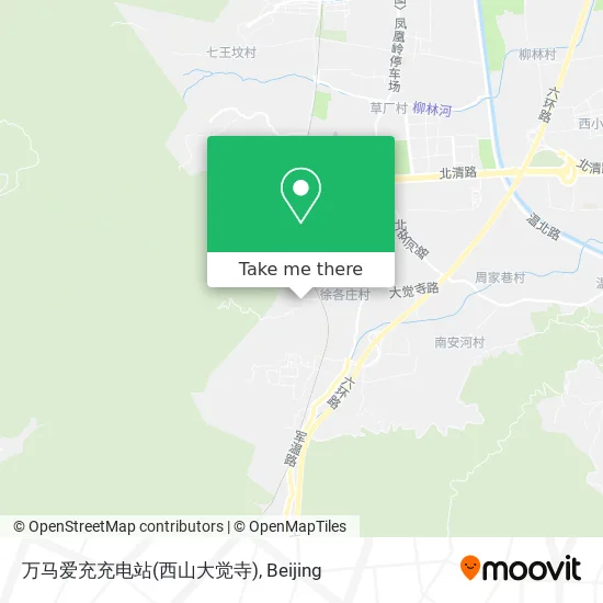 万马爱充充电站(西山大觉寺) map