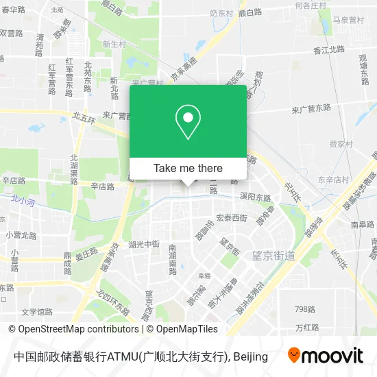 中国邮政储蓄银行ATMU(广顺北大街支行) map