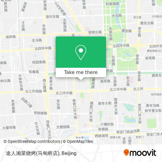 途人湘菜烧烤(马甸桥店) map