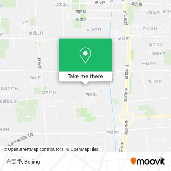 东黑垡 map
