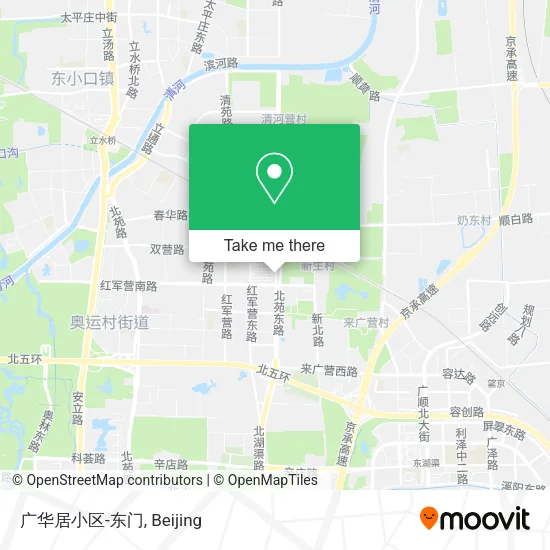 广华居小区-东门 map