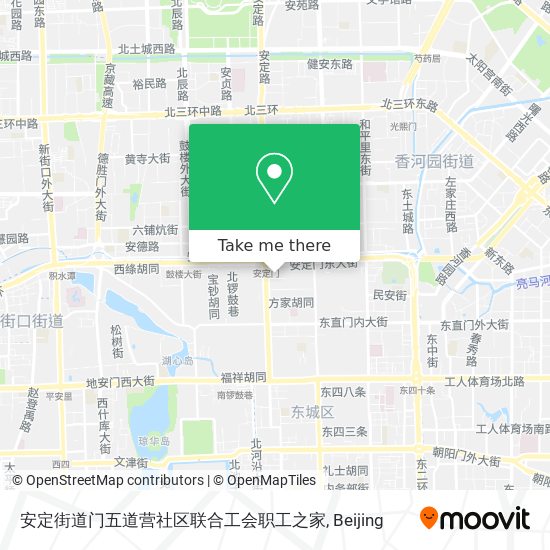 安定街道门五道营社区联合工会职工之家 map