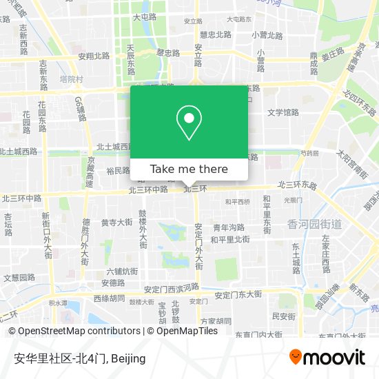安华里社区-北4门 map