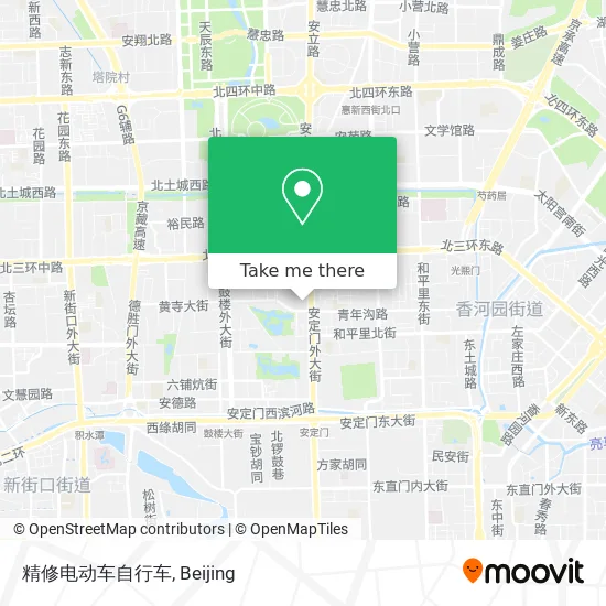 精修电动车自行车 map