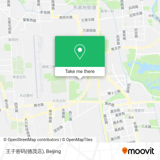 王子密码(德茂店) map