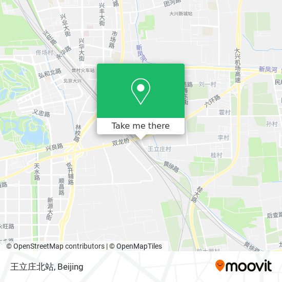 王立庄北站 map