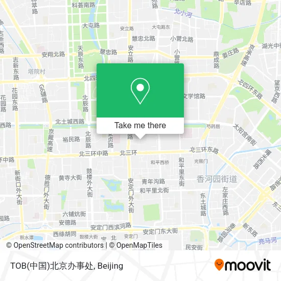TOB(中国)北京办事处 map