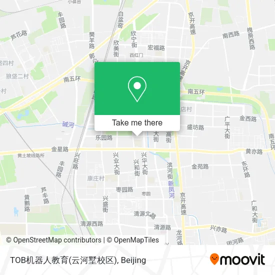 TOB机器人教育(云河墅校区) map