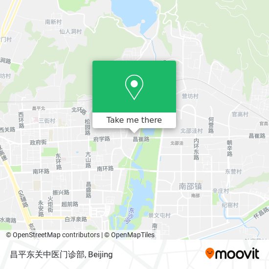 How To Get To 昌平东关中医门诊部in 城北街道by Bus Or Metro Moovit