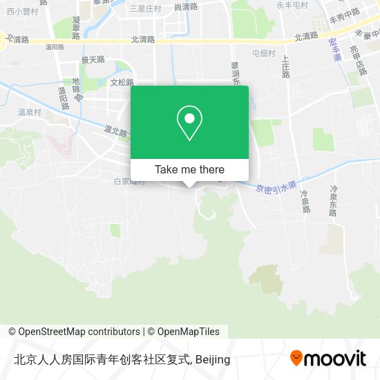 北京人人房国际青年创客社区复式 map