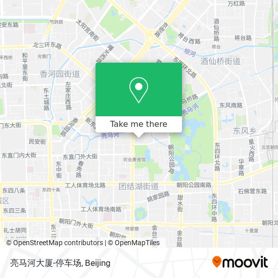 亮马河大厦-停车场 map