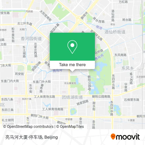 亮马河大厦-停车场 map
