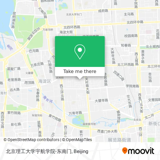北京理工大学宇航学院-东南门 map
