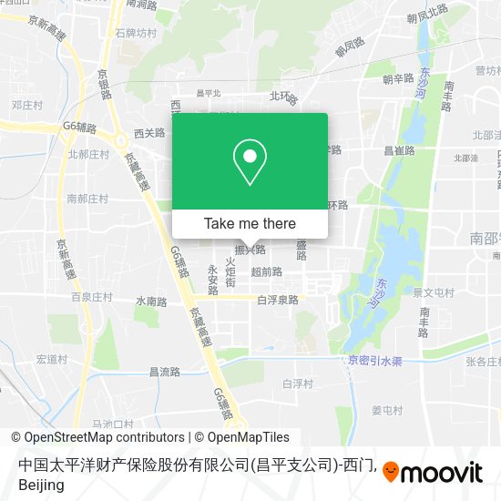中国太平洋财产保险股份有限公司(昌平支公司)-西门 map