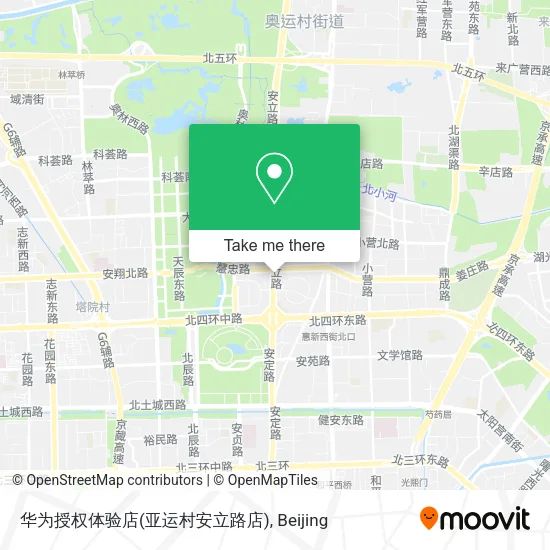 华为授权体验店(亚运村安立路店) map