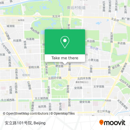 安立路101号院 map