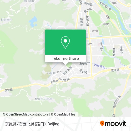 京昆路/石园北路(路口) map