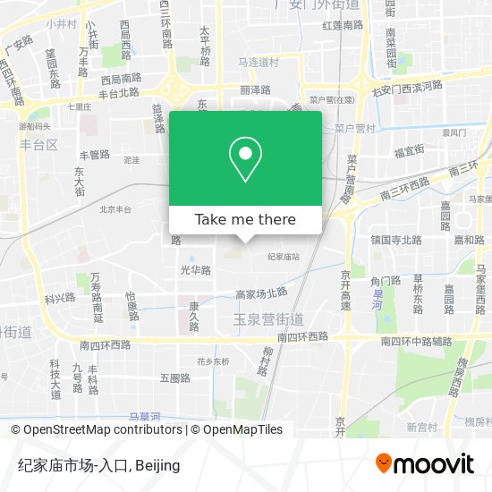 纪家庙市场-入口 map